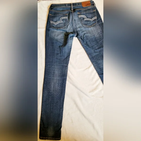 Big Star Alex Skinny Jeans Women's 27 Dark Wash Blue Stretch Denim Mid Rise Pant - Picture 12 of 13